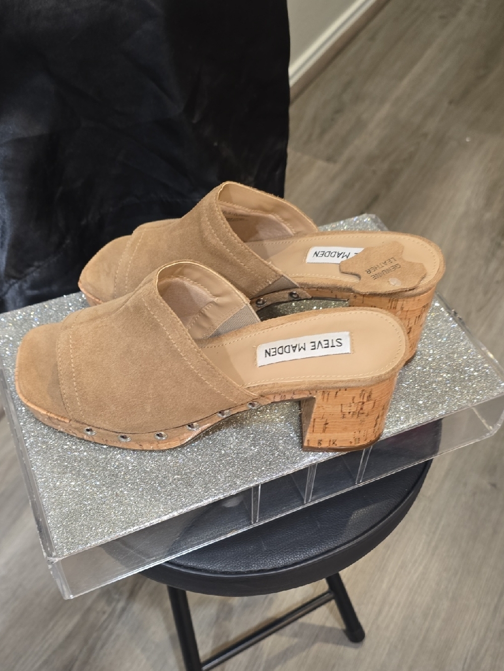 Steve Madden Celiah Platform Sandal- Tan - Picture 9 of 12